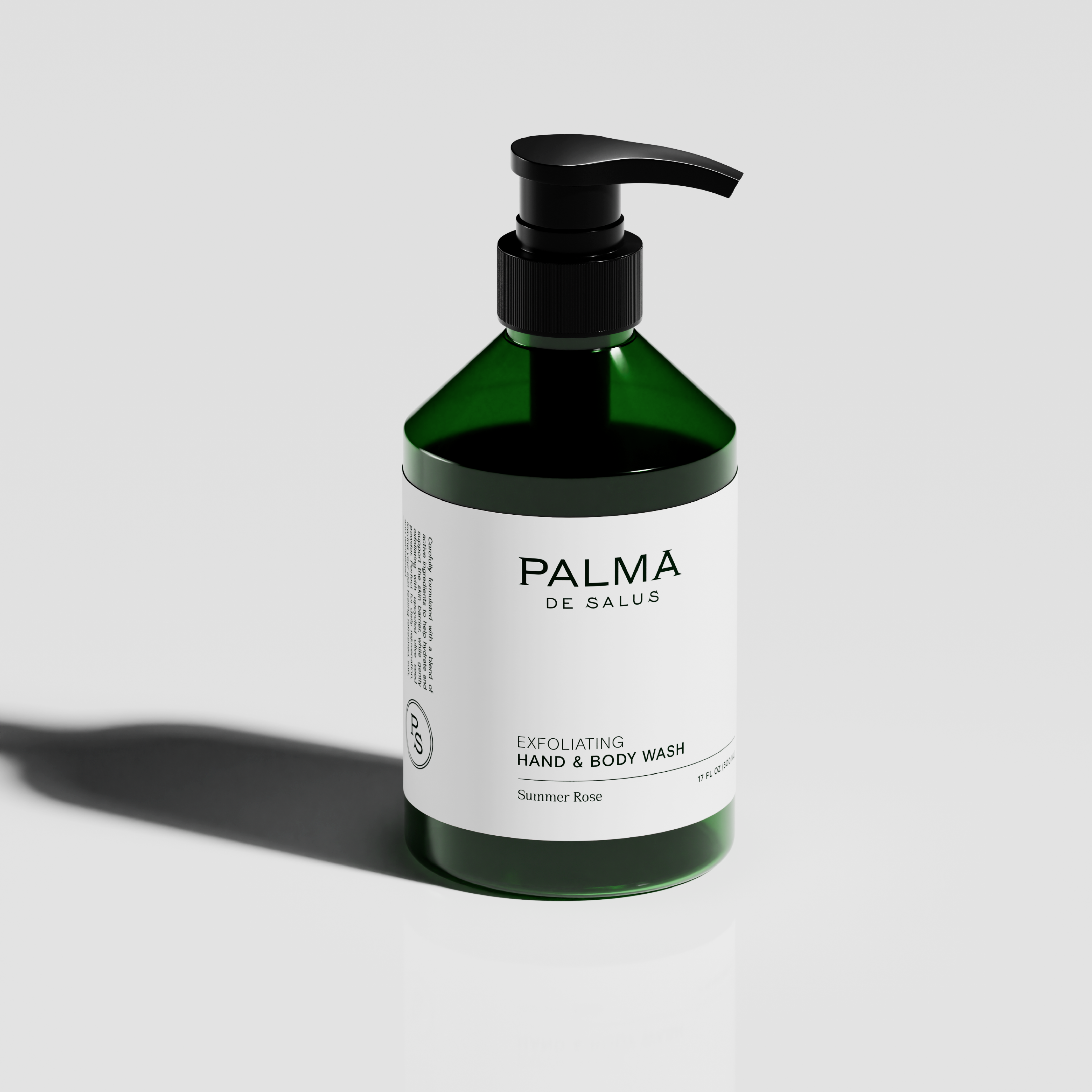 Plant-Based Summer Rose Exfoliating Hand & Body Wash