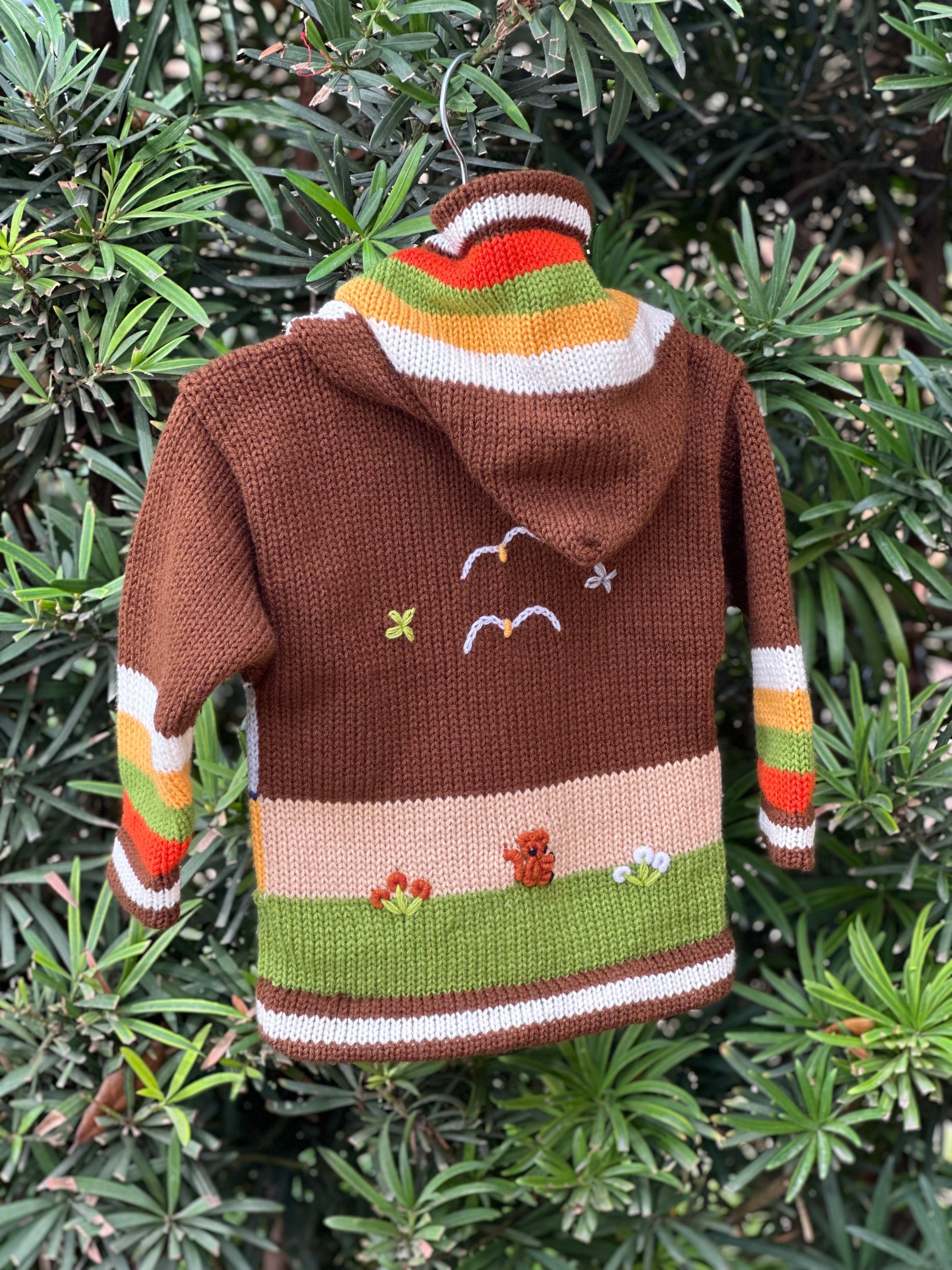 Boys Hand Knitted Sweater Top Size 12 Months