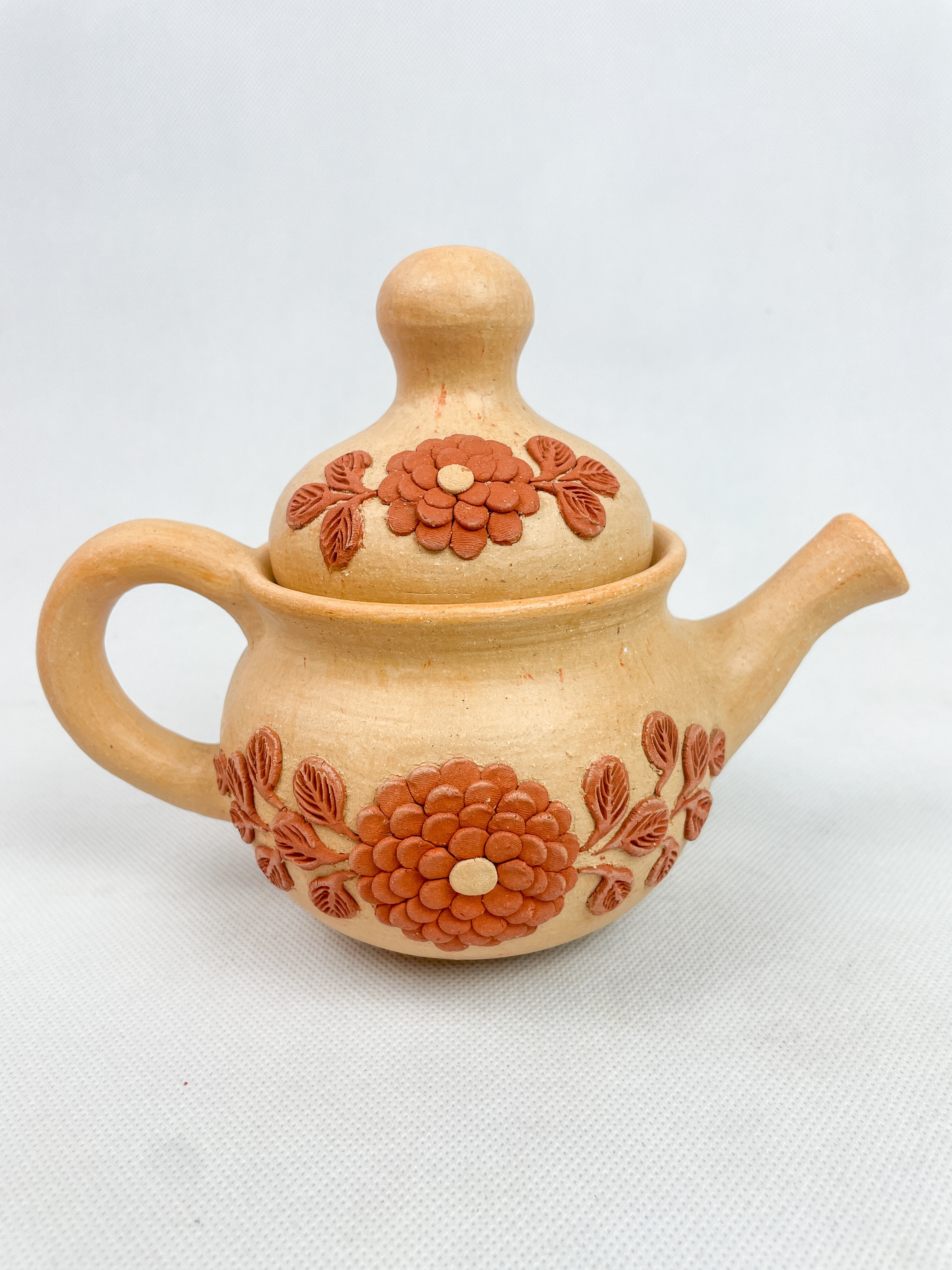Velasco Oaxaca Red Clay Tea Pot - Tetera Barro