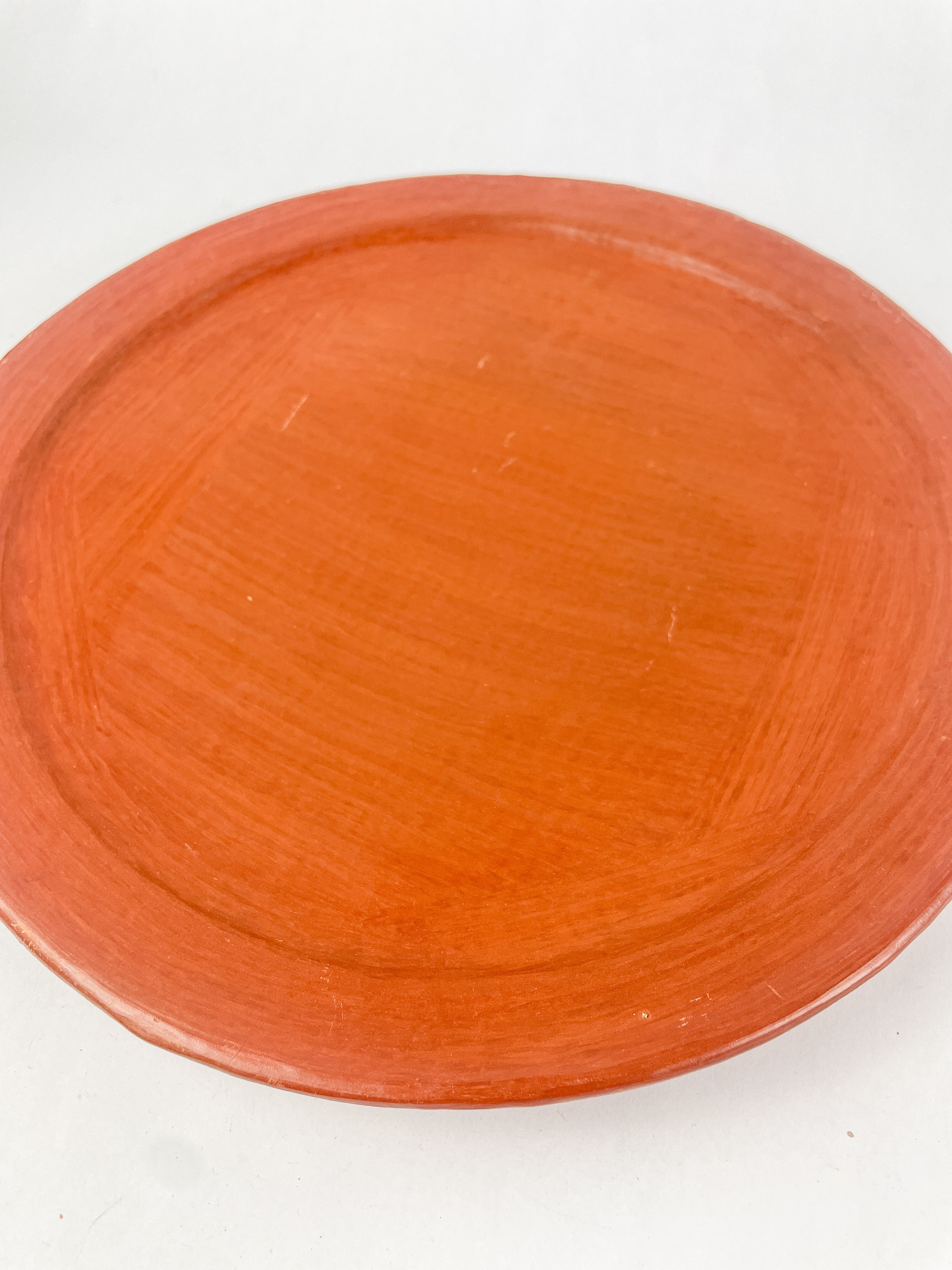 Oaxaca Red Clay Pottery 4Pc Set Plates And Clay Bowls Mexican Red Clay Pottery  San Marcos Tlapazola Red Clay Pottery Plato Barro