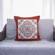 Embroidered Artisan Made Boho Style Star Cushion - Thailand