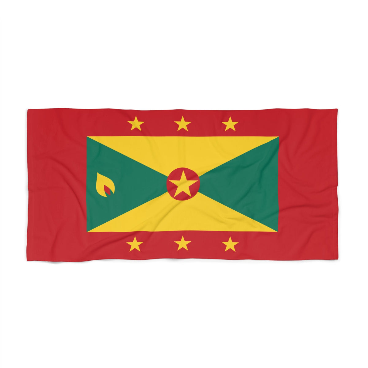 Grenada Flag Beach Towel
