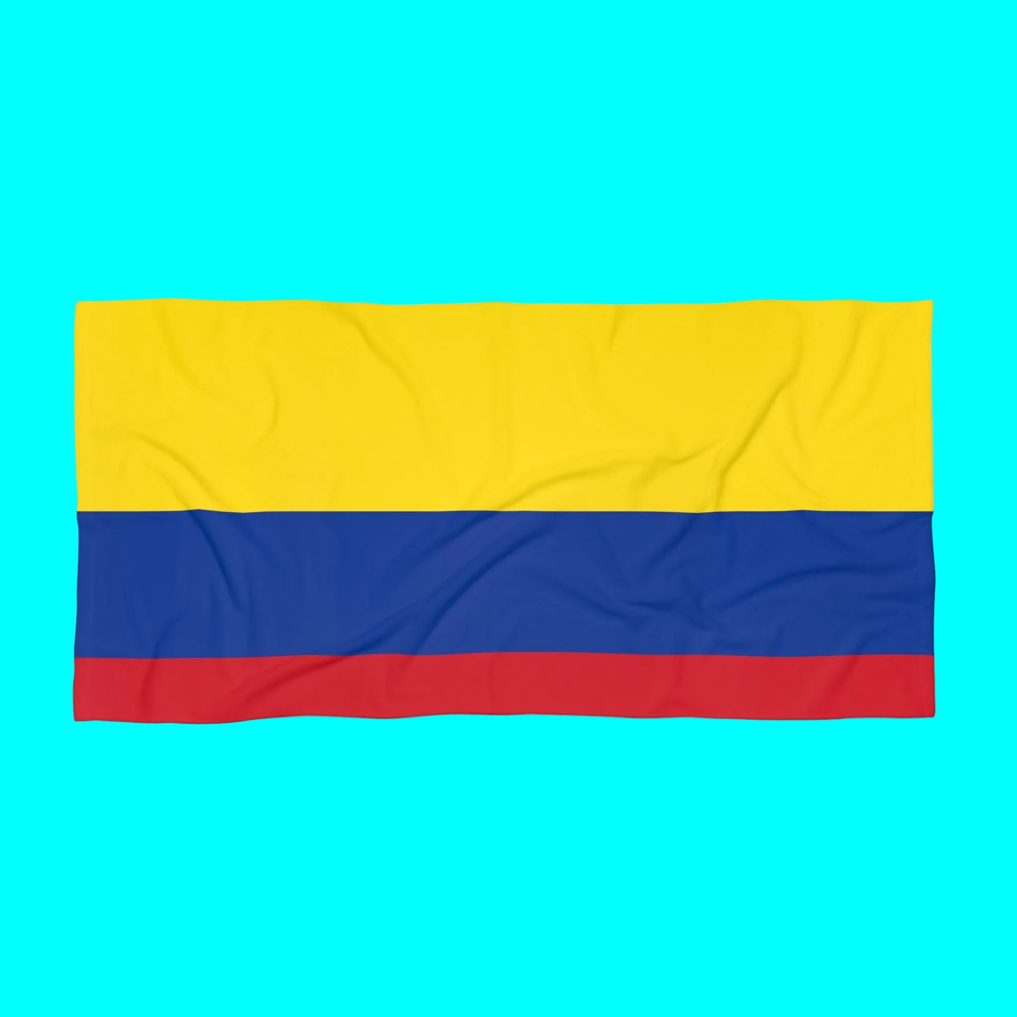 COLOMBIA Flag Beach Towel | Quality & Long Lasting - 2 Sizes | Colombian Pride | Gift for Colombianos