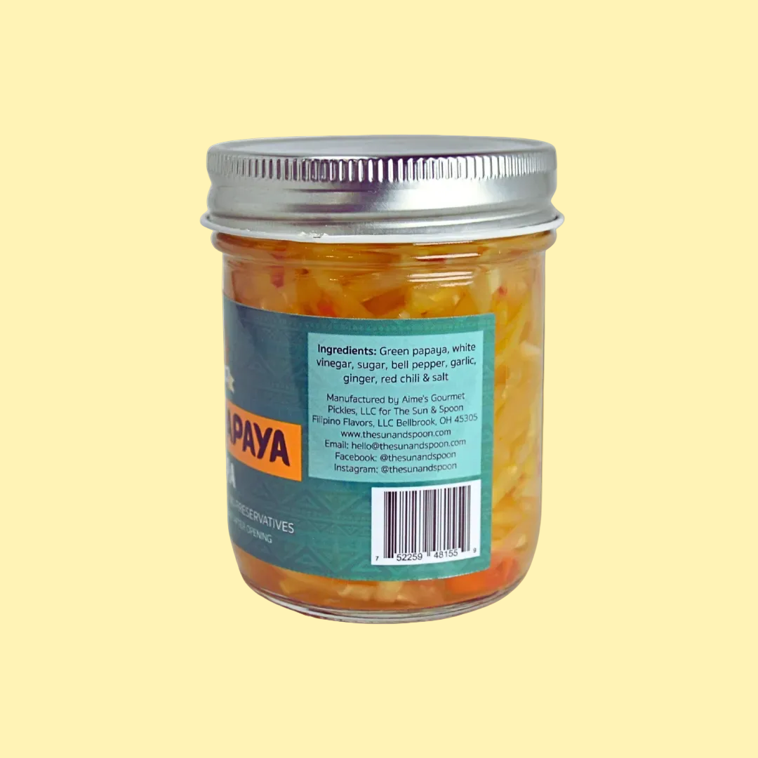 Pickled Papaya Atsara Petite Jar (8 oz) Duo (Save $2)