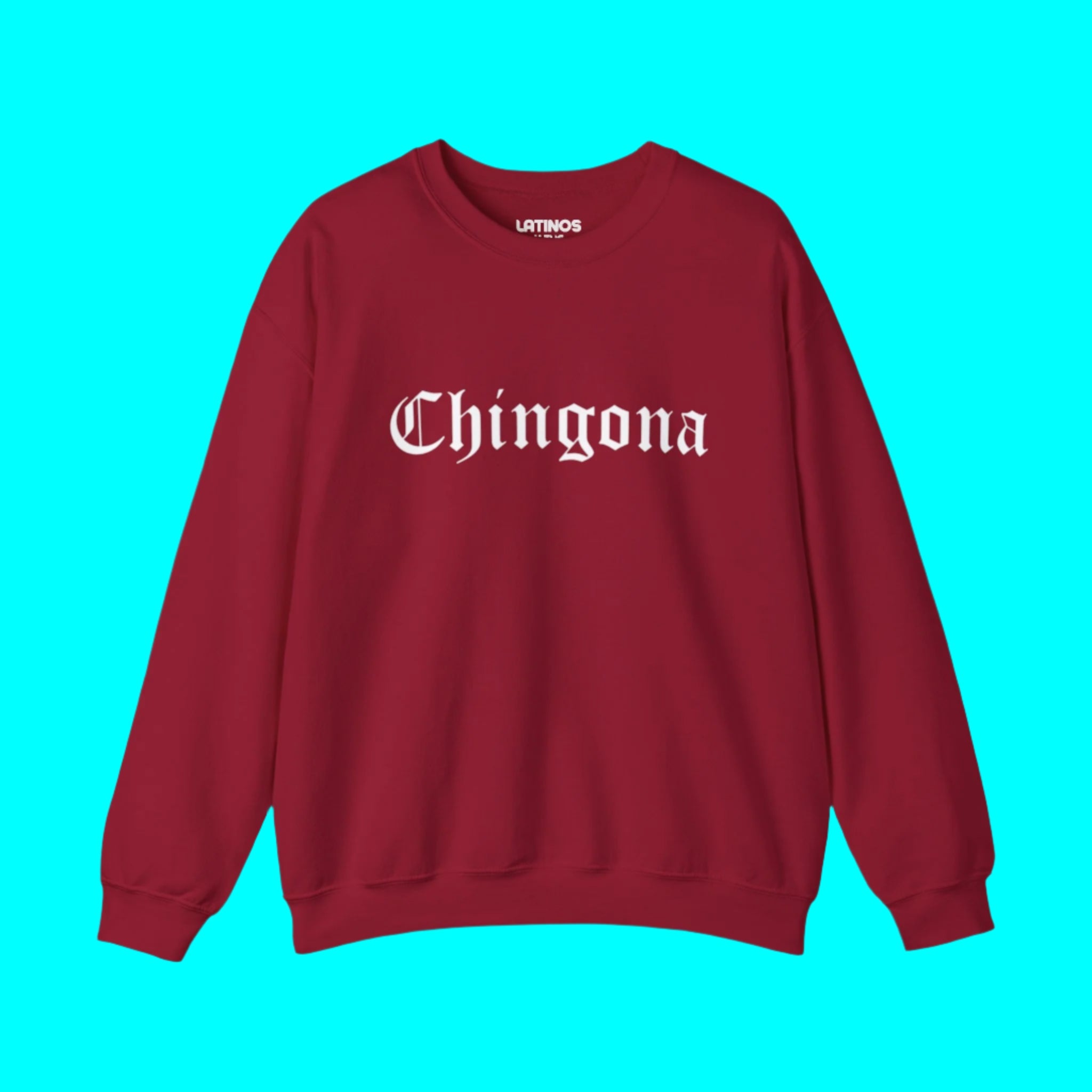 Chingona Crewneck Sweatshirt | Fleece-Lined Viral Latino | 3 Colors
