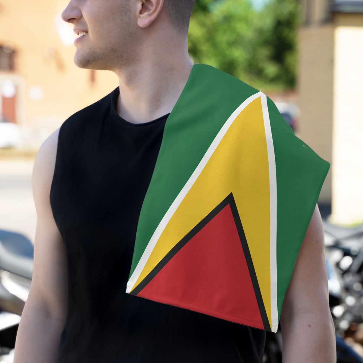Guyana Flag Rally Towel