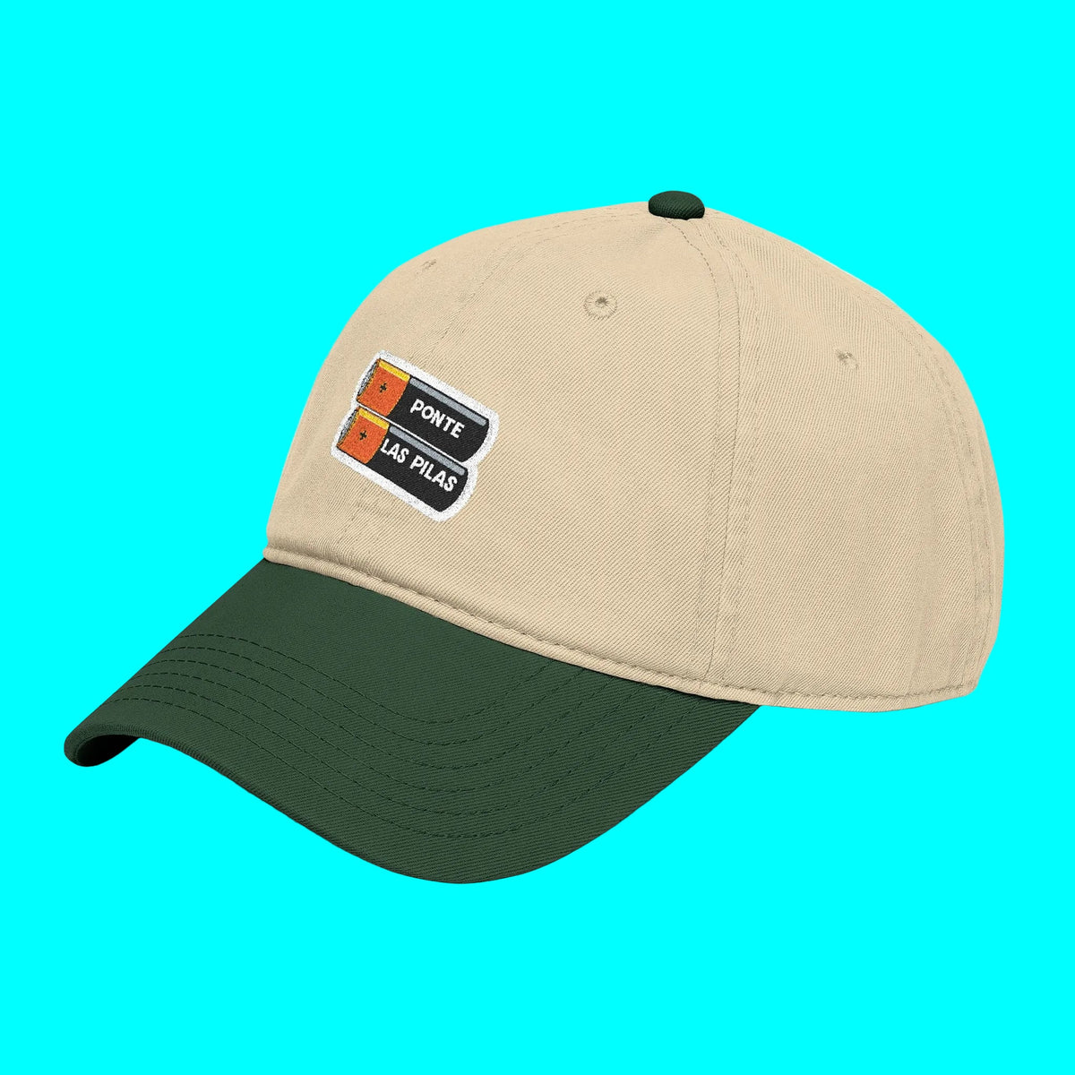 Ponte Las Pilas Dad Hat | Funny Latino Graphic Baseball Cap Latino Slang | Adjustable Strap