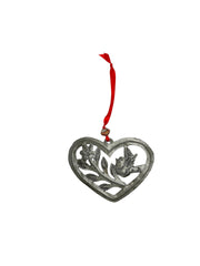 Bird Heart Ornament