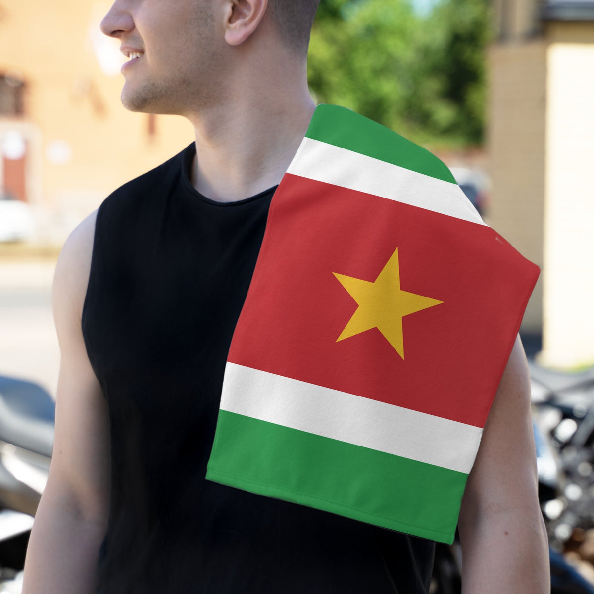 Suriname Flag Rally Towel