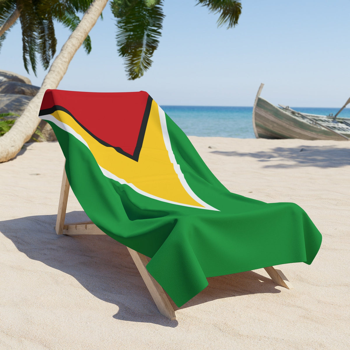 Guyana Flag Beach Towel
