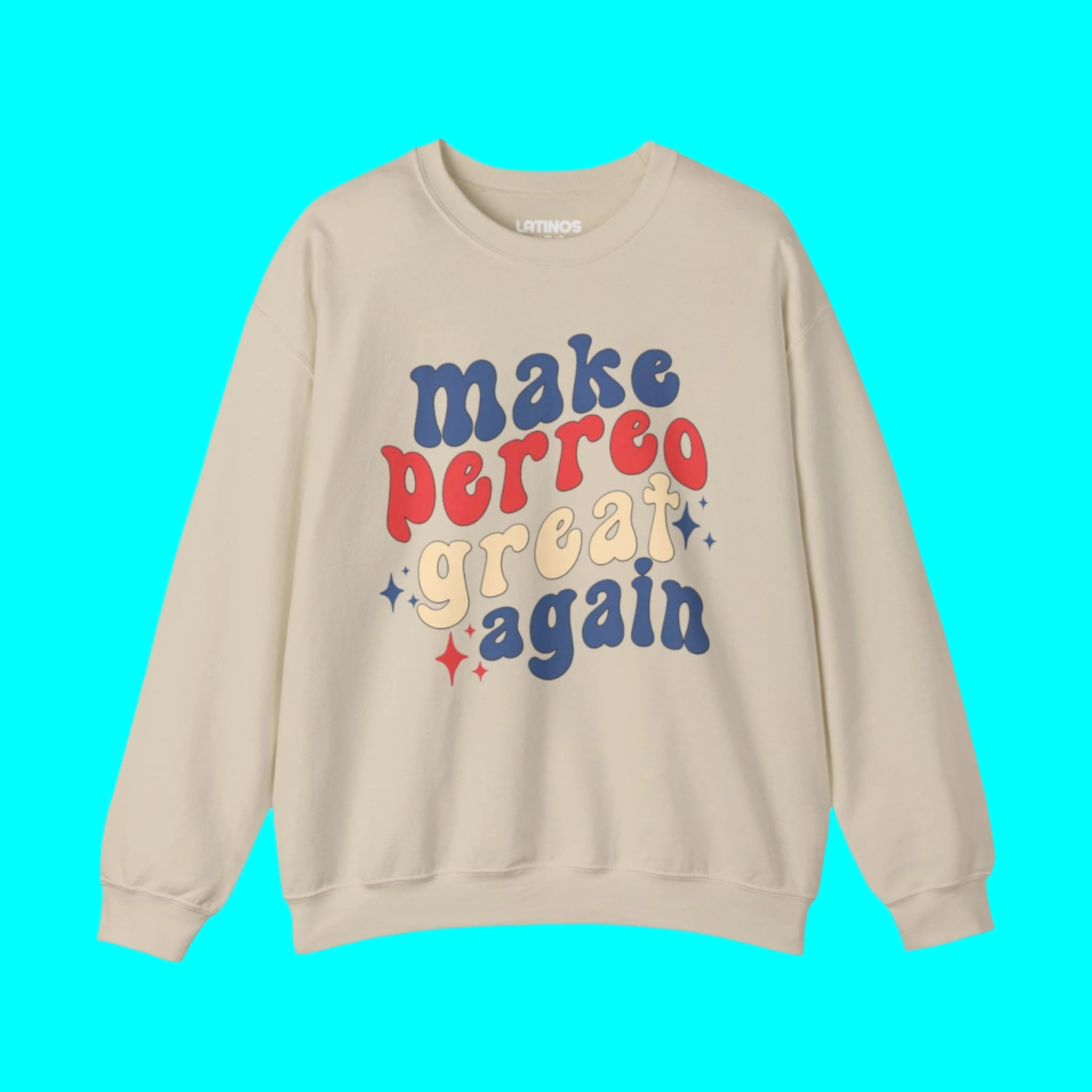 MPGA Make Perreo Great Again Fleece-Lined Crewneck Sweater | Reggaeton Latino Pride Funny Viral | 3 Colors