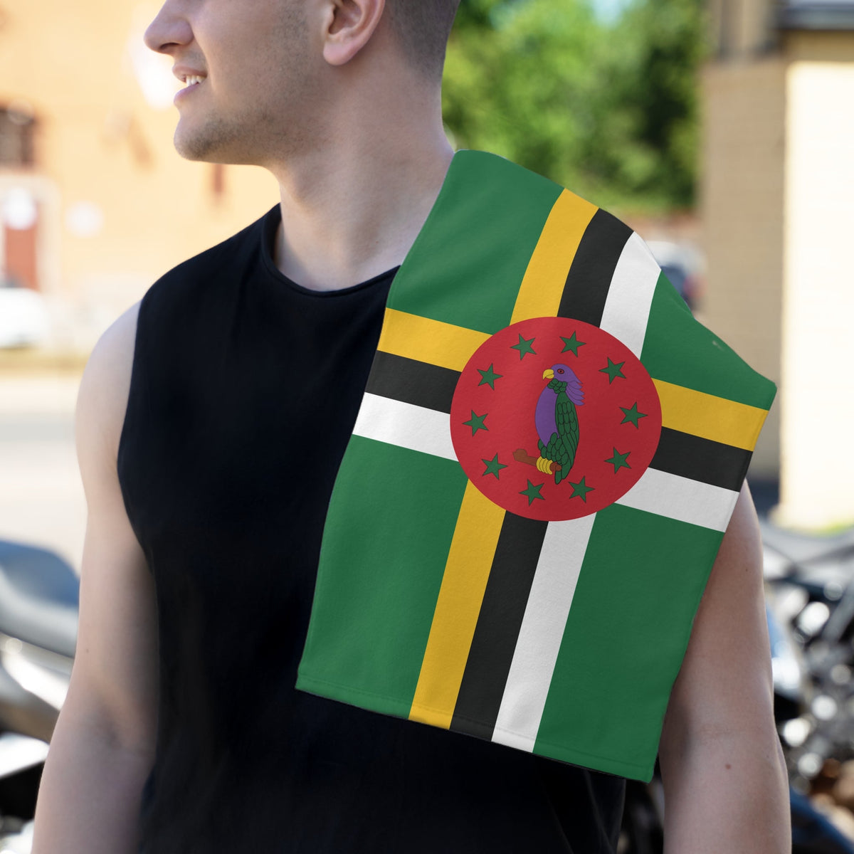 Dominica Flag Rally Towel