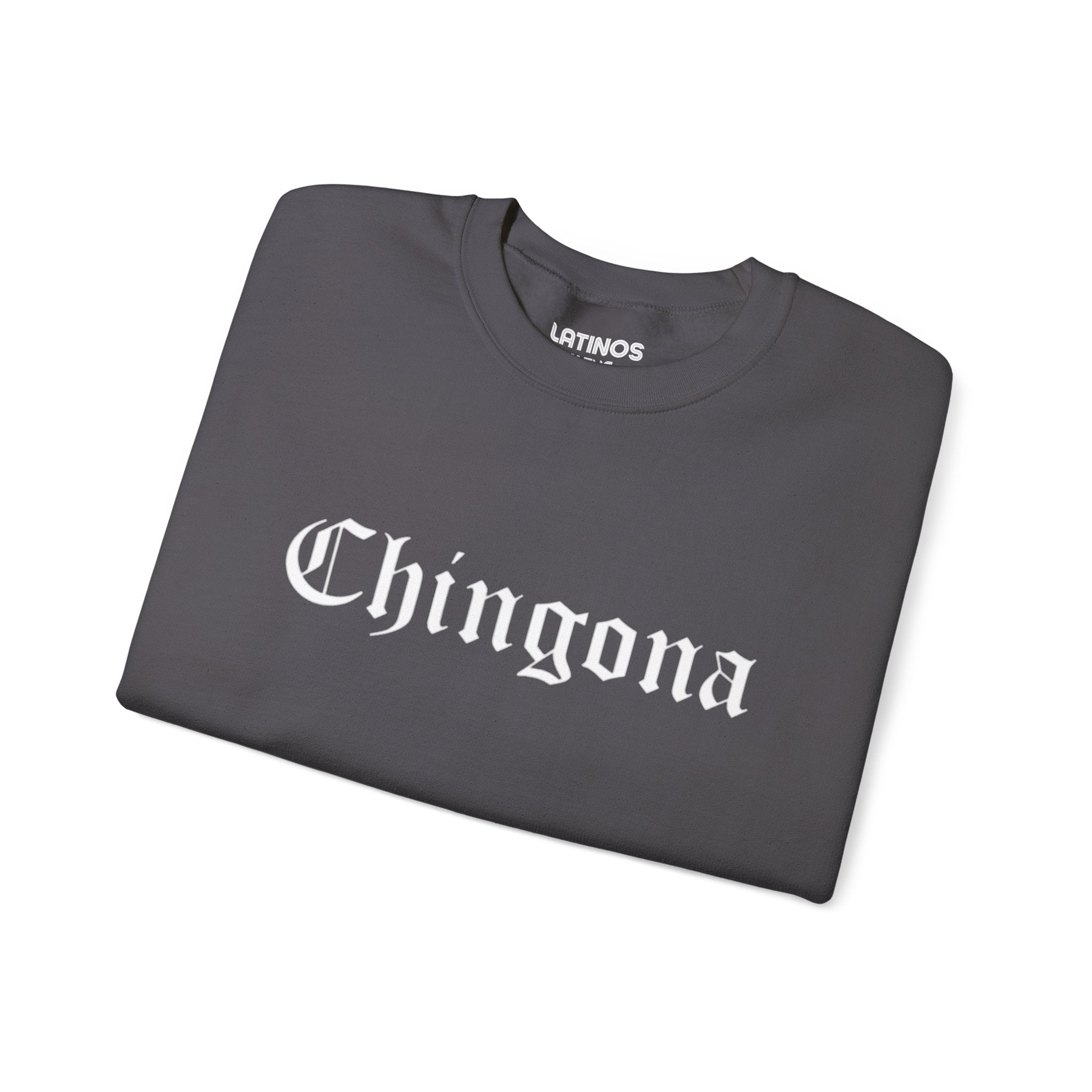Chingona Crewneck Sweatshirt | Fleece-Lined Viral Latino | 3 Colors