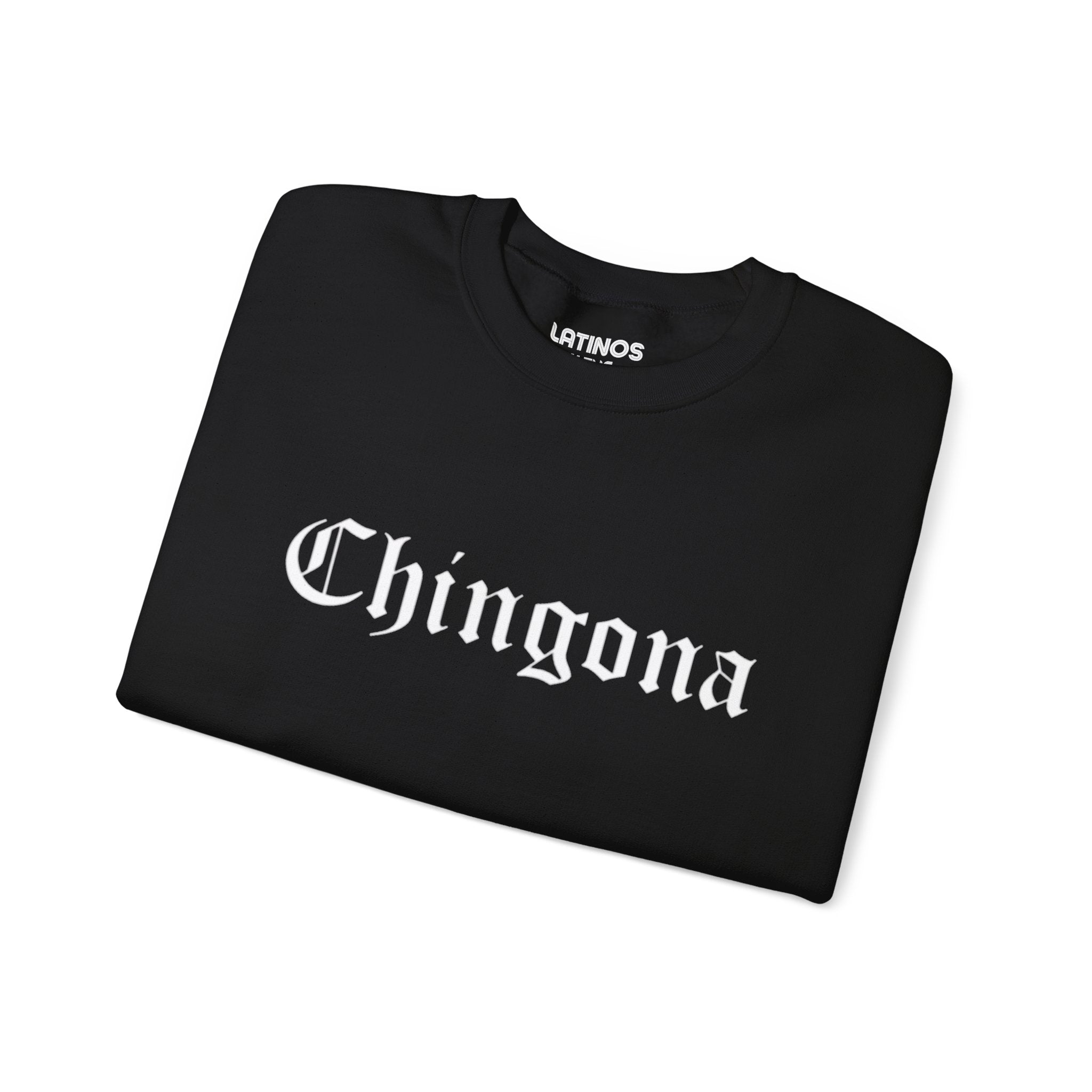 Chingona Crewneck Sweatshirt | Fleece-Lined Viral Latino | 3 Colors