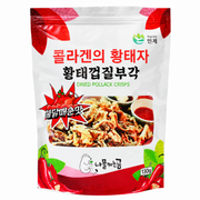 Collagen Prince Dried Pollock Skin Bugak Buldak (Spicy Flavor, 130g)