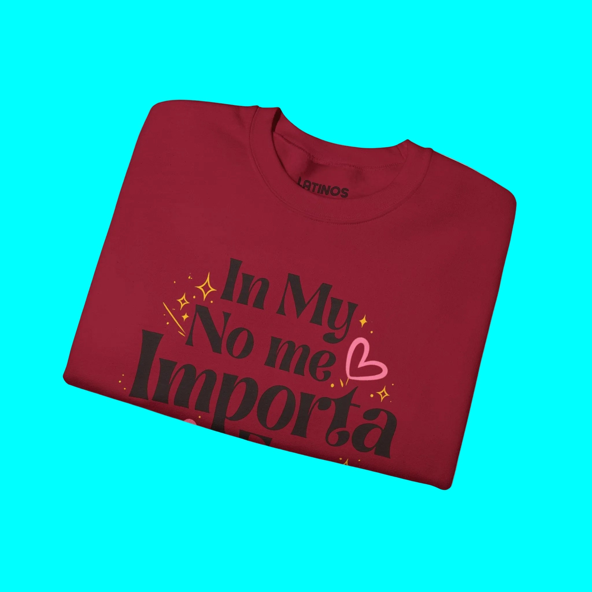 In My No Me Importa Era Crewneck Sweatshirt | Funny Latina Fleece-Lined Crewneck | 5 Colors