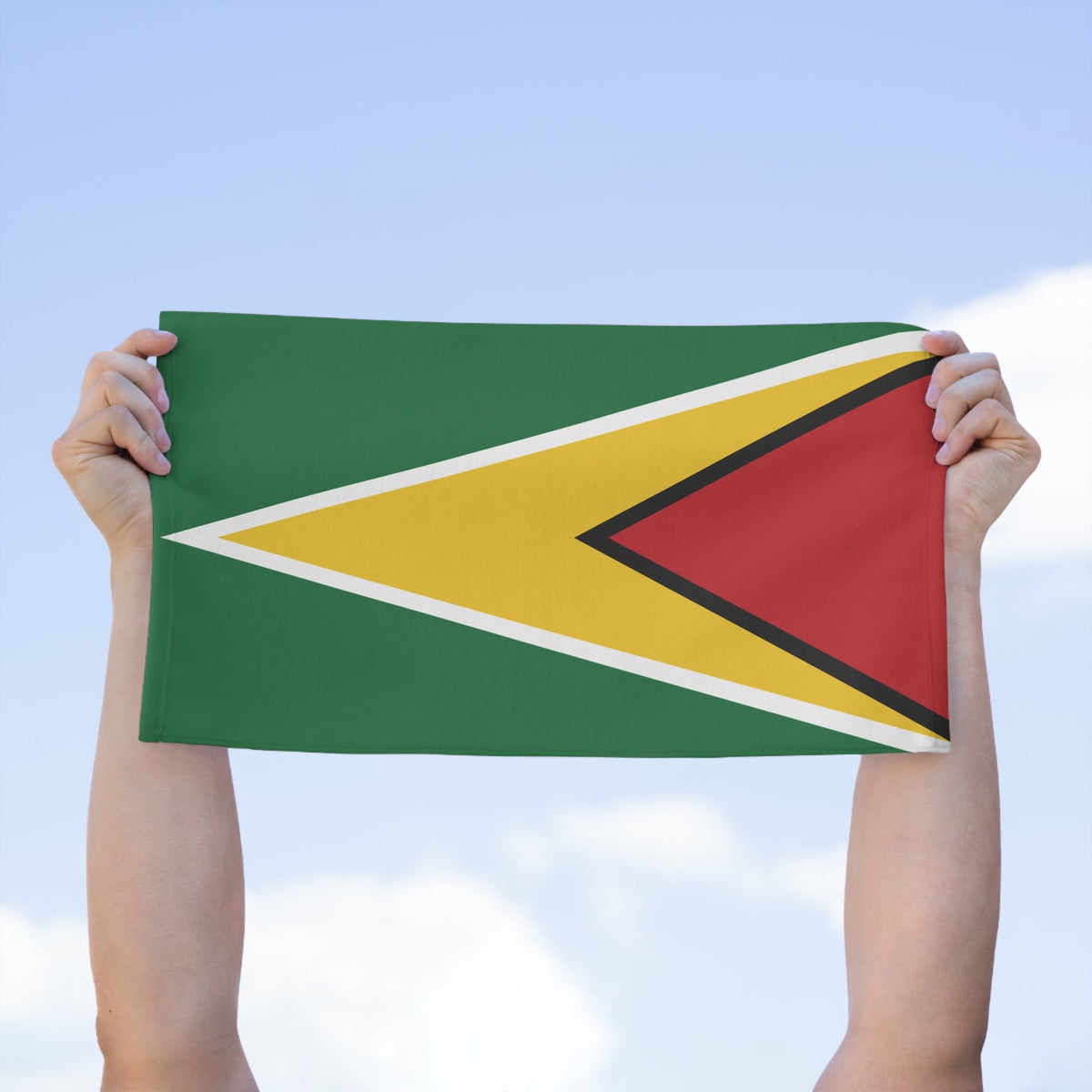 Guyana Flag Rally Towel