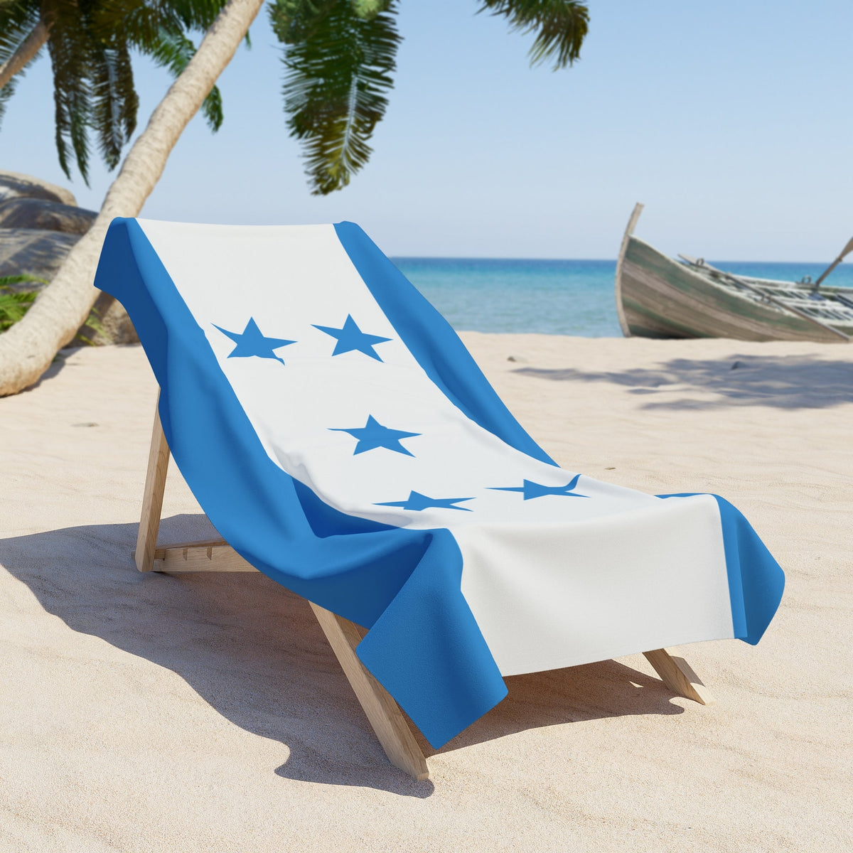 Honduras Flag Beach Towel