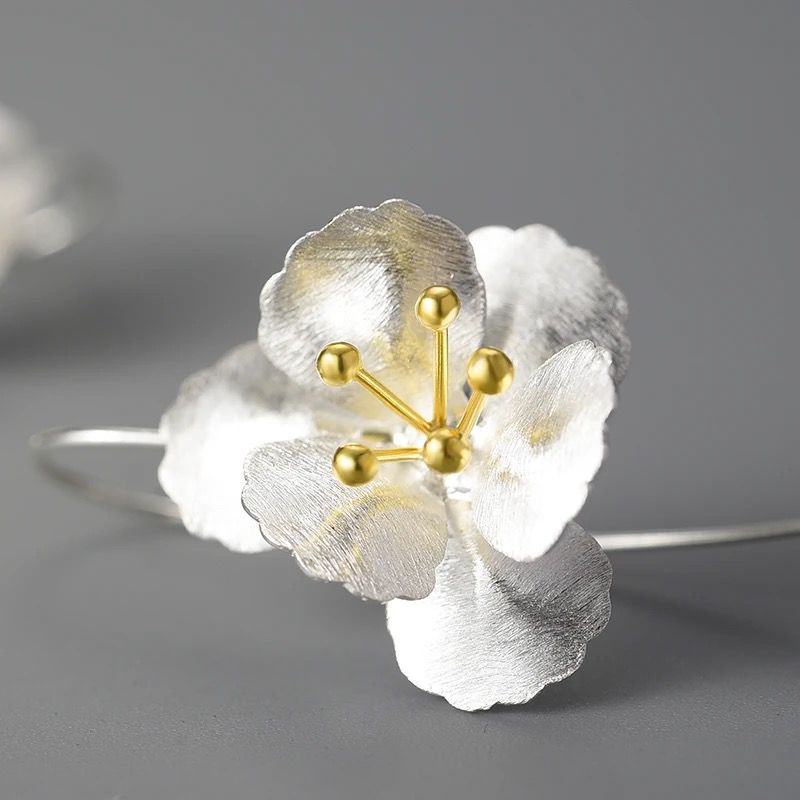 Pansies Earrings