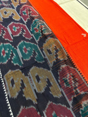 Dhriti : Dhaniakhali Soft Cotton Saree with Kotki Border