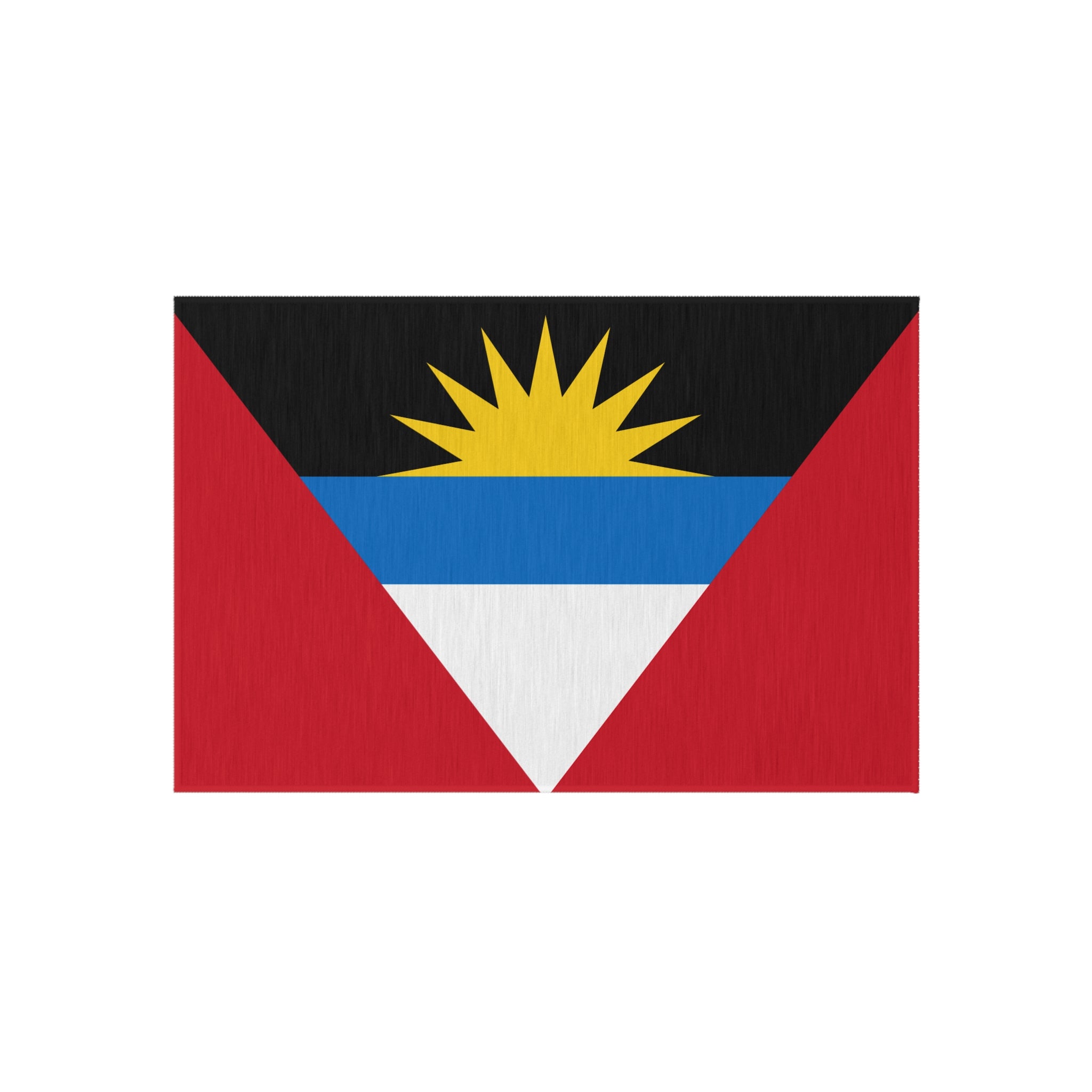 Flag Of Antigua and Barbuda Outdoor Non-Slip Door Mat | Saint John's | Antiguan Liberta | 24"x36"