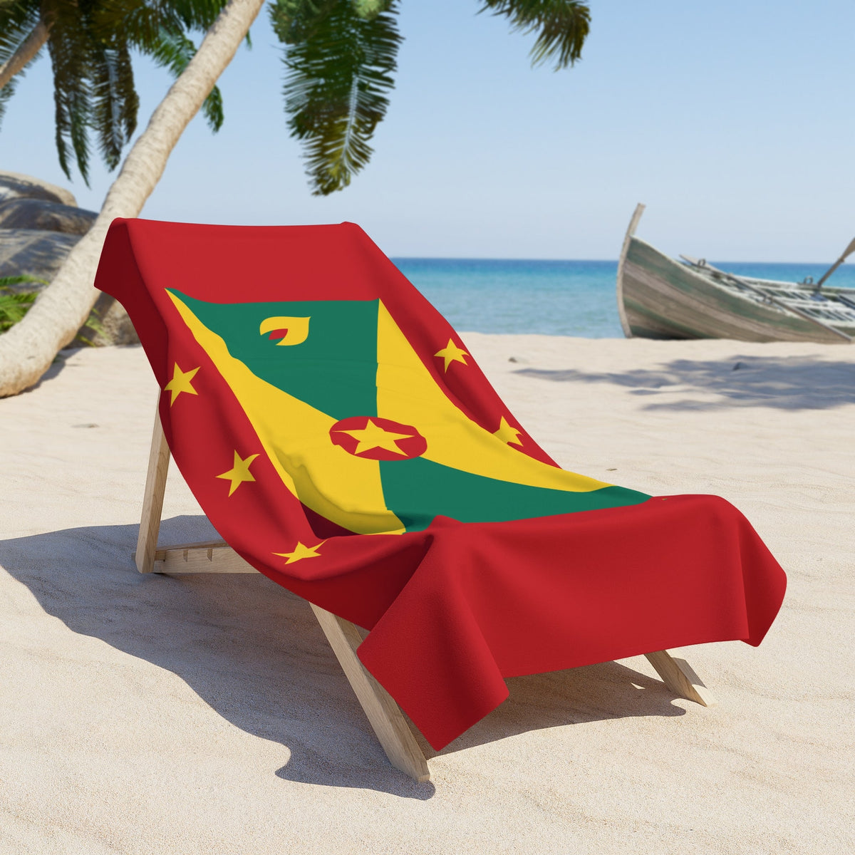 Grenada Flag Beach Towel