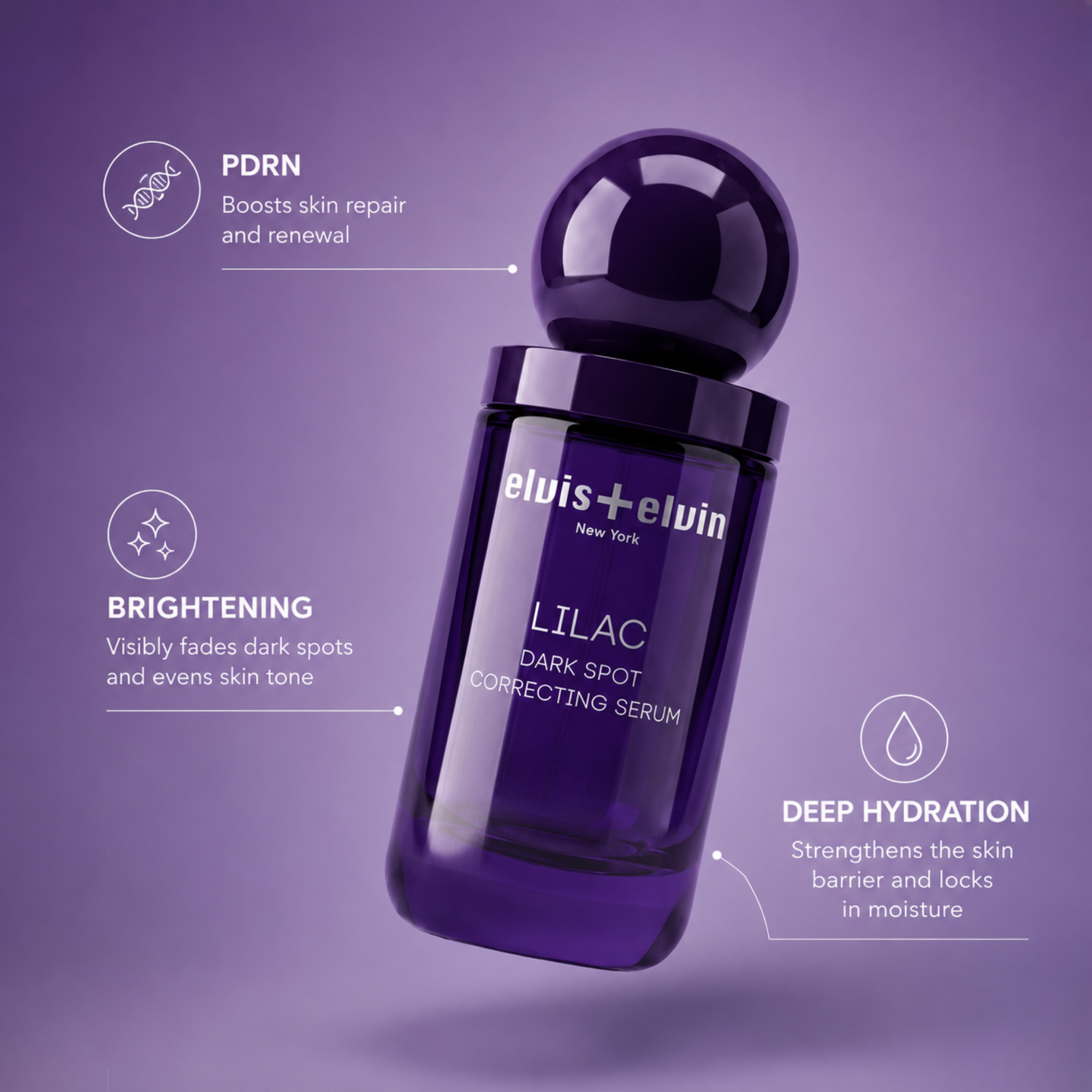 elvis+elvin Lilac Dark Spot Correcting Serum