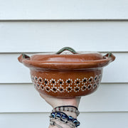 Traditional Mexican Barro Pot 500mL Green Handles