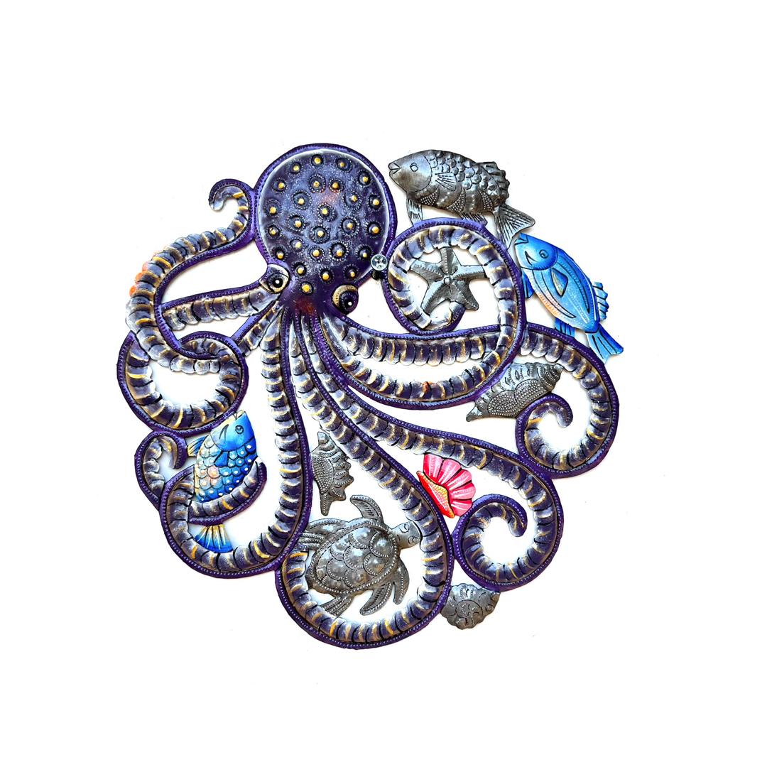 Medium Purple Octopus