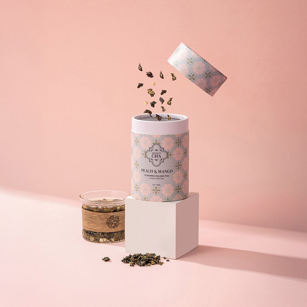Leung's Cha Peach & Mango Oolong Tea