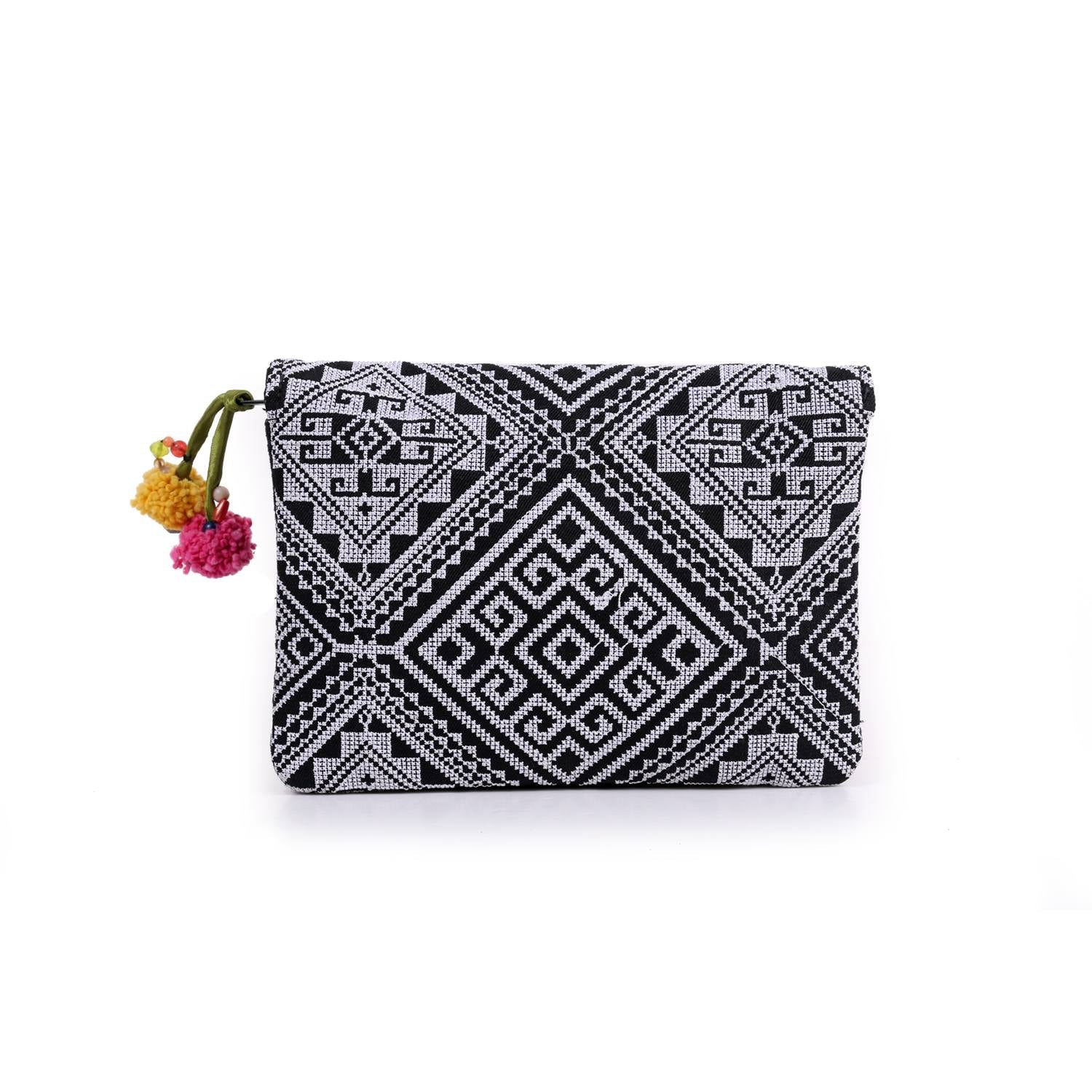 Fernanda Embroidered Convertible Crossbody | Clutch Bag - Thailand