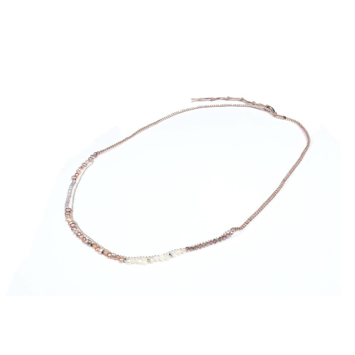 Anita Bead and Chain Wrap Bracelet Necklace – Thailand