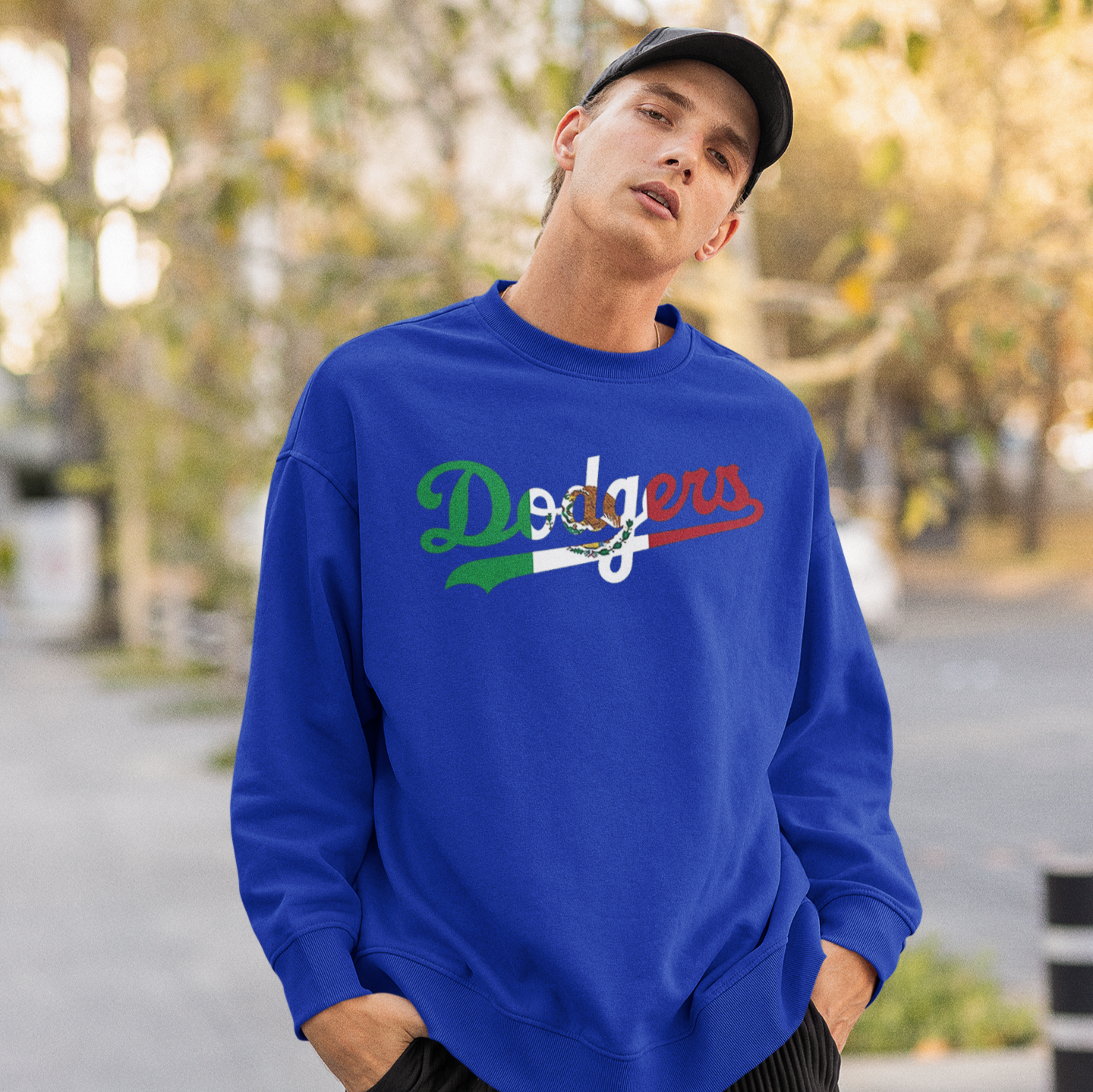 Los Angeles Mexican Pride Dodger Crewneck Sweatshirt | World Series 2025 LA Champions Baseball | Funny Latino | 3 Colors