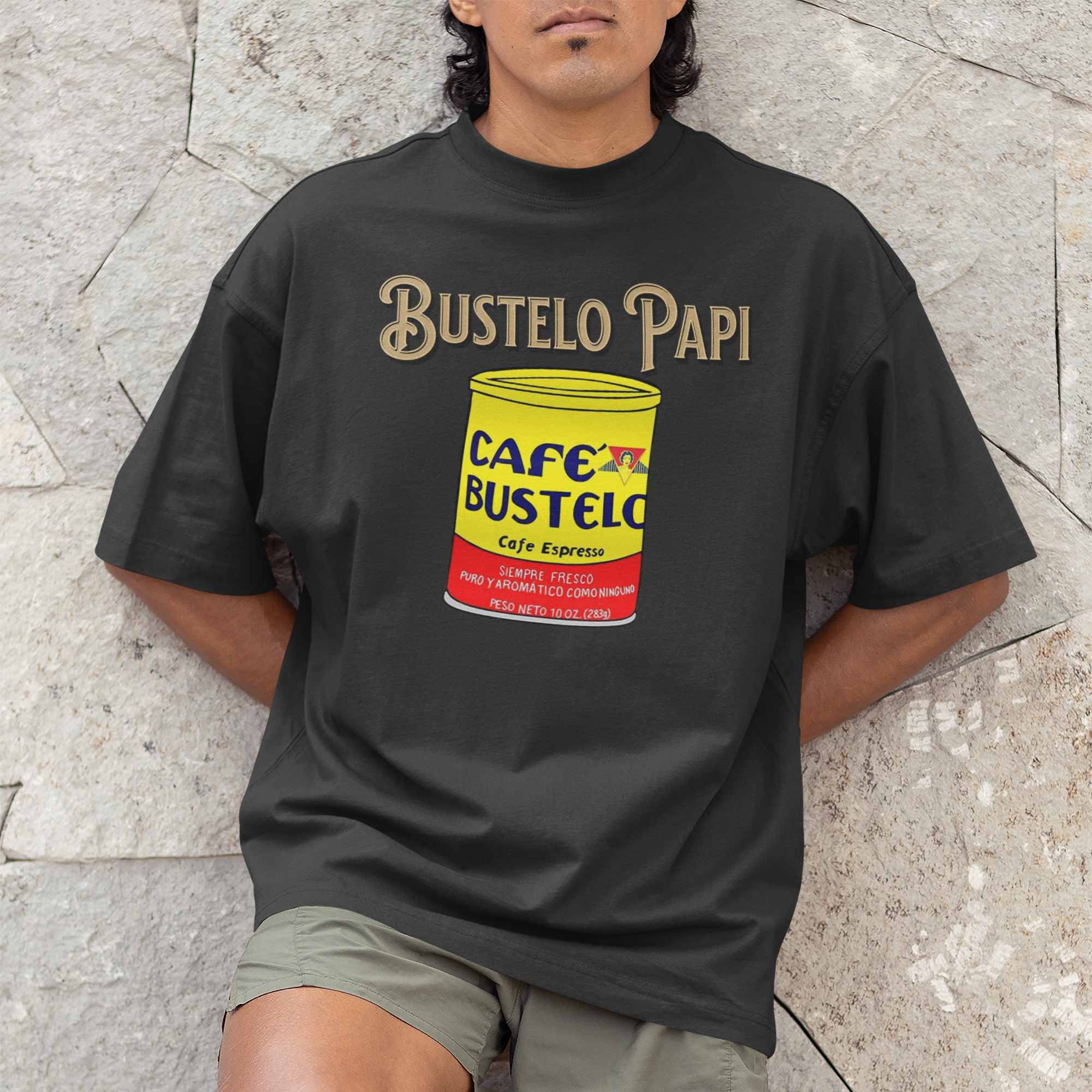 Bustelo Papi Cafecito Cafe Latino America Can T-shirt | Viral Funny Latin Tees | 3 Colors