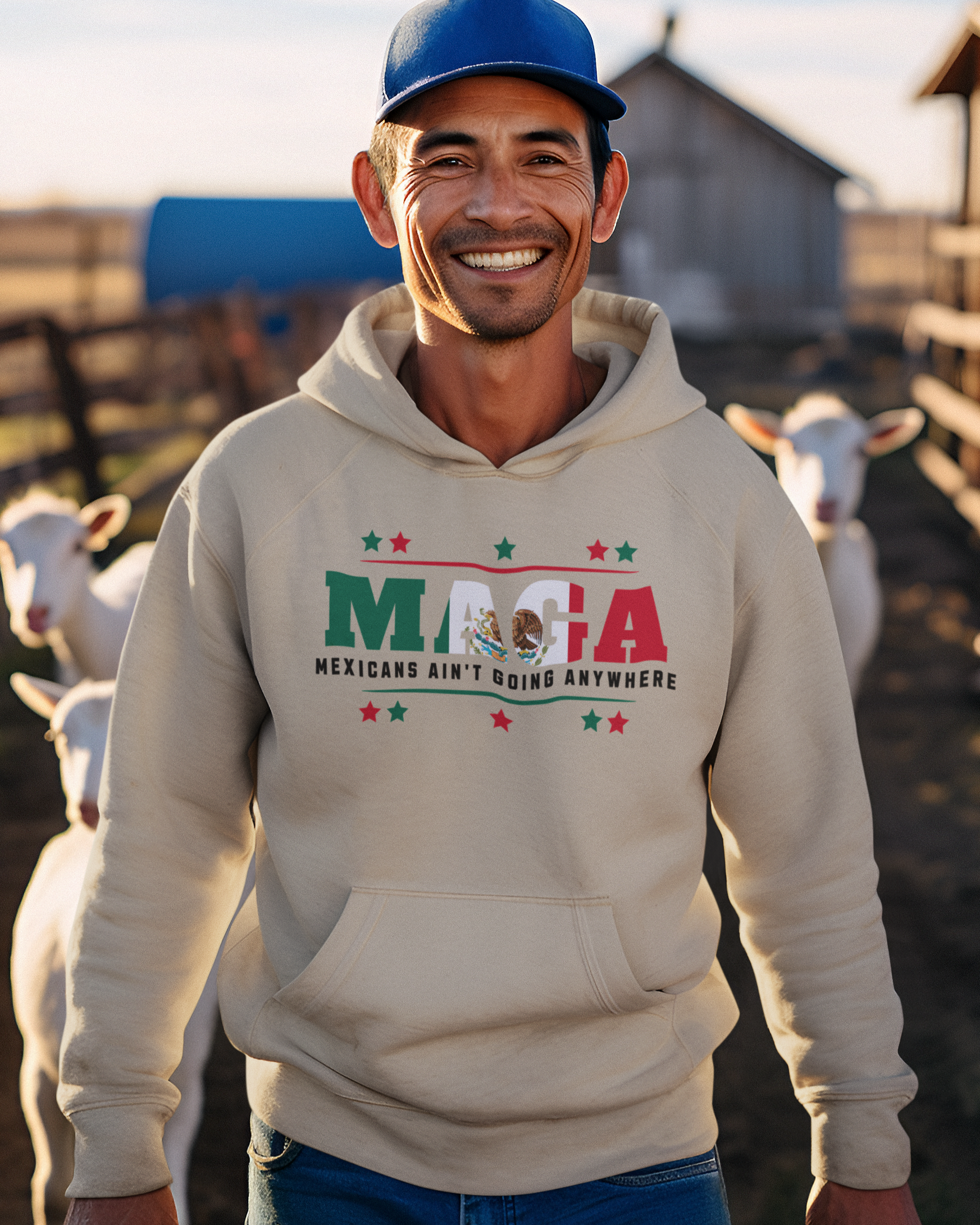 Mexicans Ain't Going Anywhere V1 Comfy Warm Hoodie | Funny Latino Pride | 3 Colors