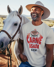 CARNE ASADA SZN T-shirt | BBQ Season July 4th USA Viva Mexico American | Latino Pride Funny Viral Tees
