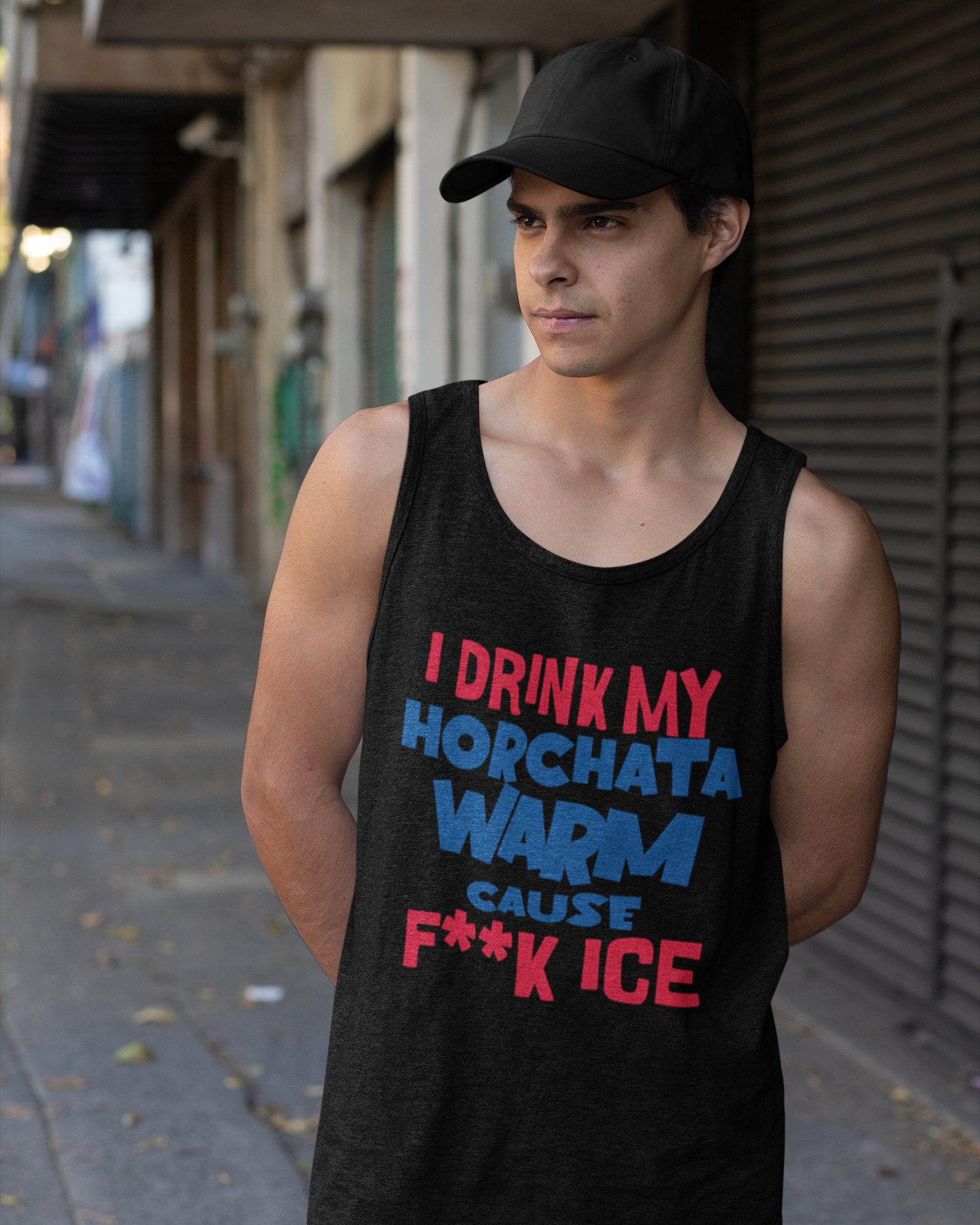 I Drink My Horchata Warm Cause F Ice Tanktop | Light Cotton | USA Funny Latino Tees