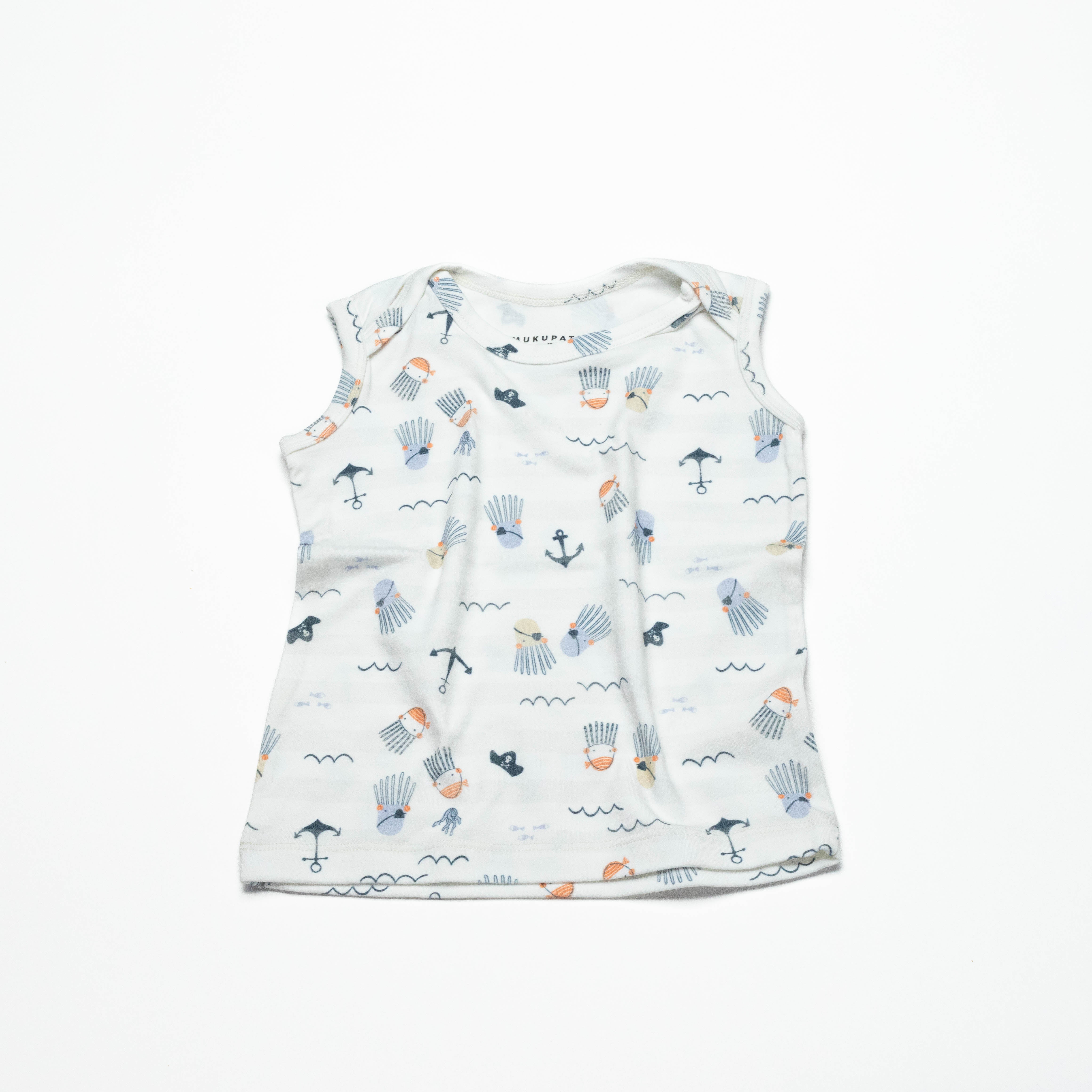 Non-Toxic Organic Toddler Undershirts Top– Soft & Sustainable (Size 2)