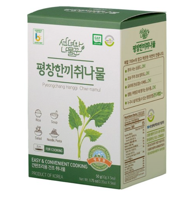 Pyeongchang One-Meal Chwinamul 5 Packs