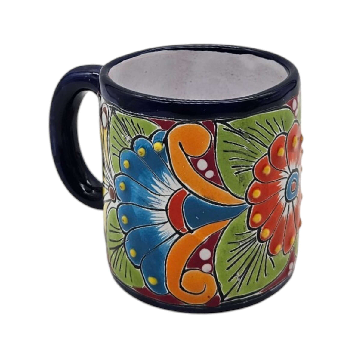 Talavera Coffee Mug | Hand-Painted Mexican Ceramic Cup