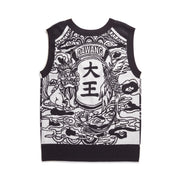 DAWANG Double Sided Jacquard Sweater Vest