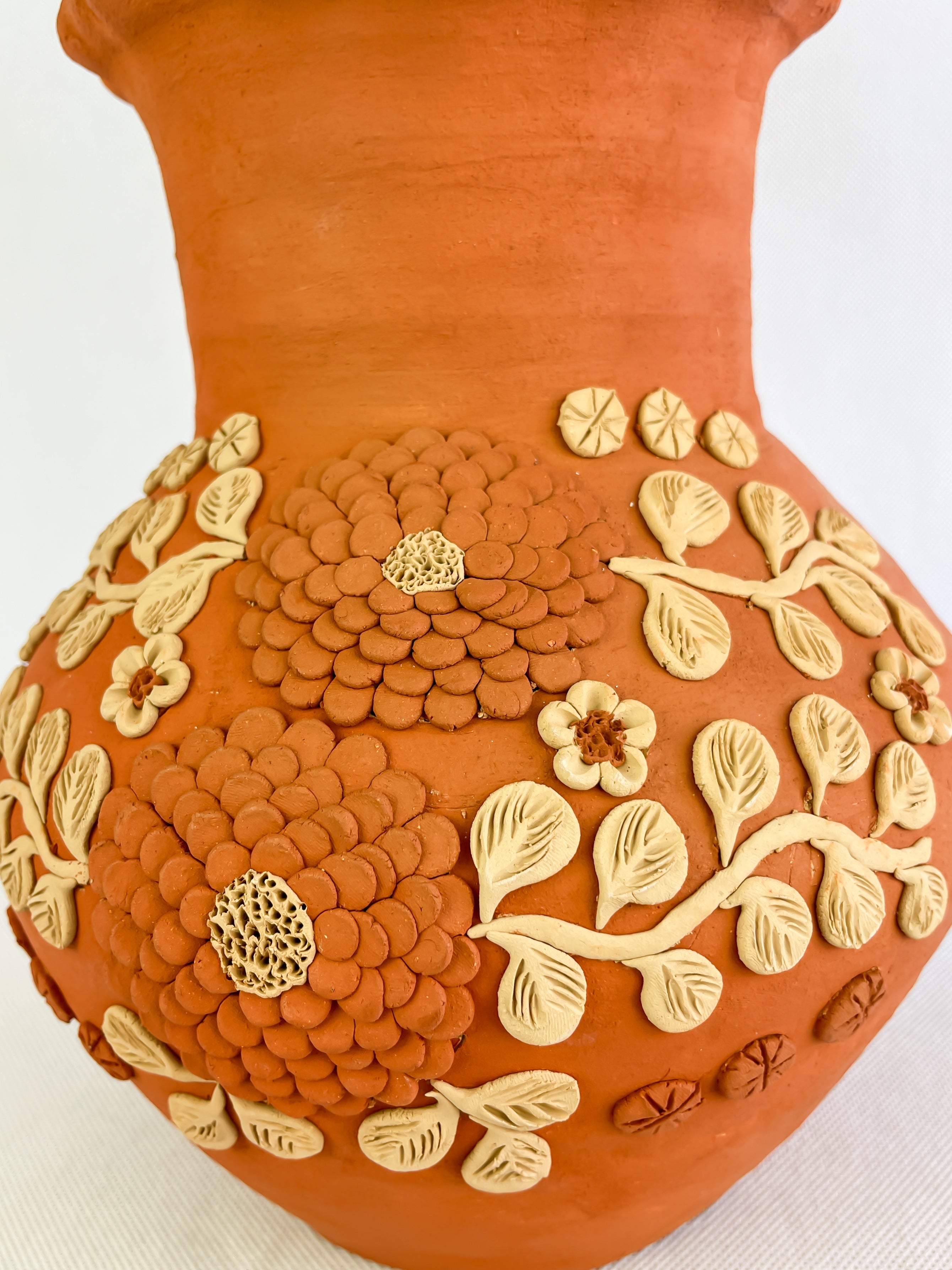 Velasco Oaxaca Red Clay Vase - Florero Barro