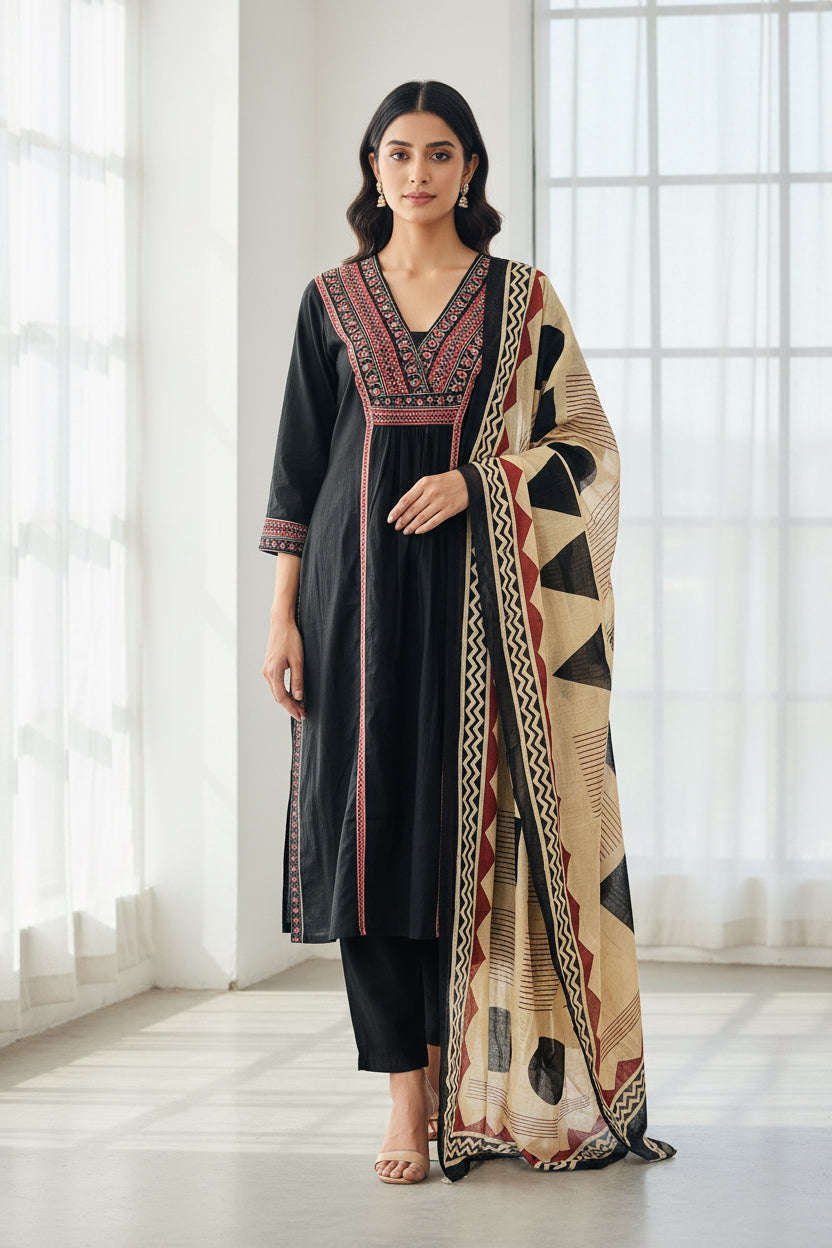 Dhabu Cotton salwar suit