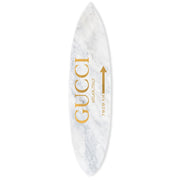 Italian Surfboard Marble Gold