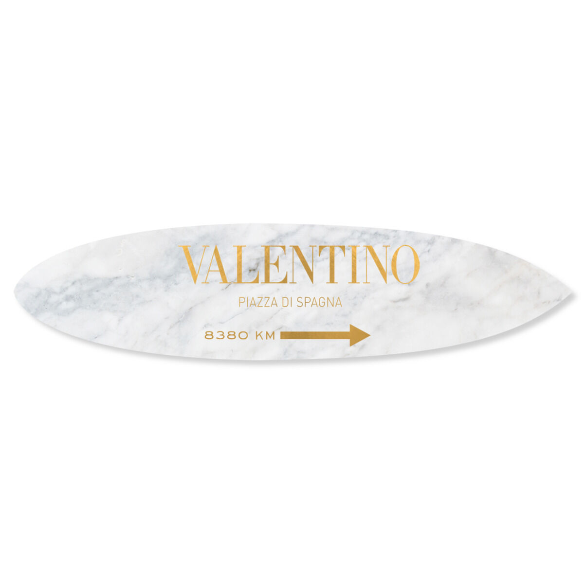 Gold Surf Board Marble