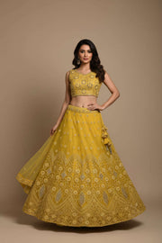 Yellow lehanga choli