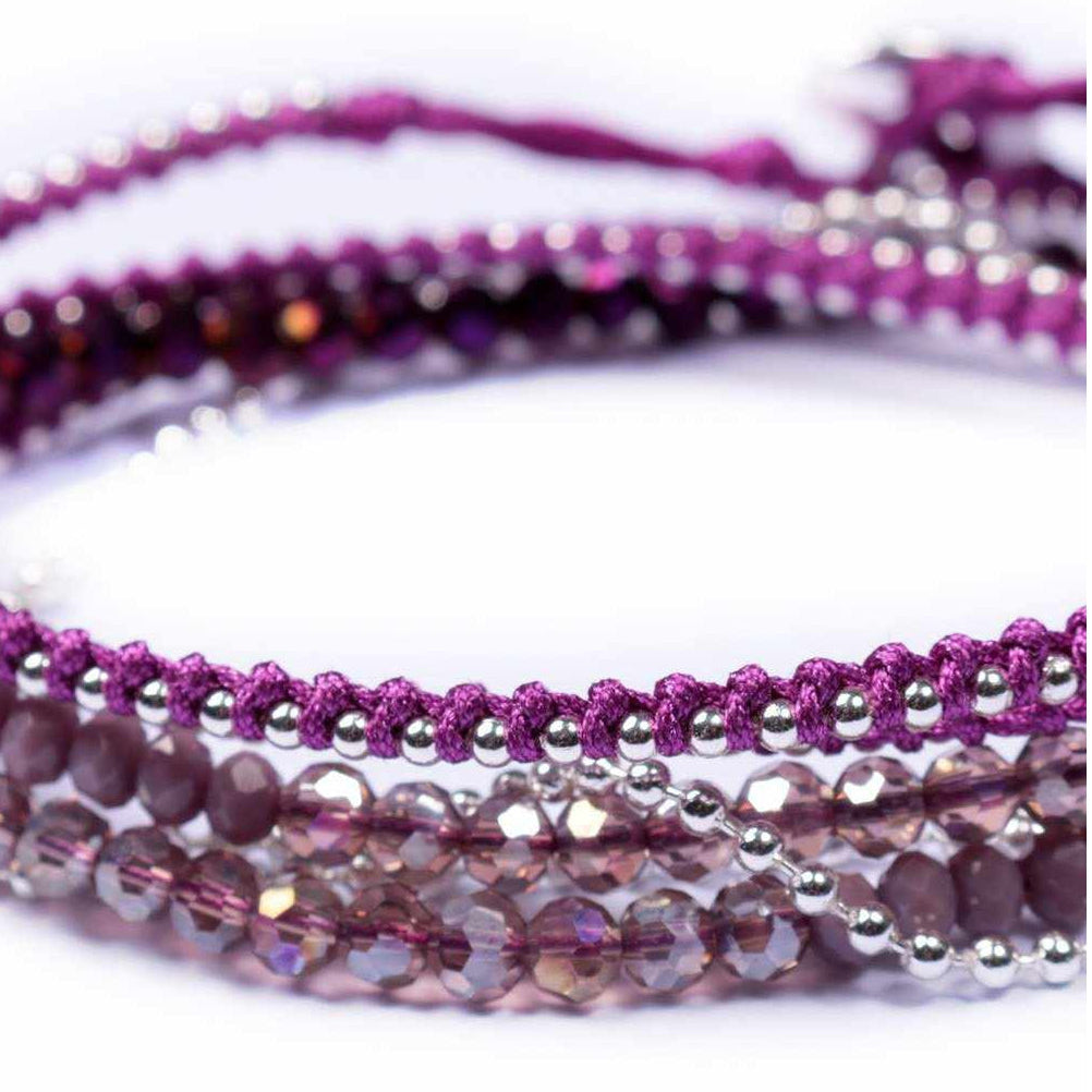 Anita Bead and Chain Wrap Bracelet Necklace – Thailand