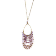 Monica Amethyst Necklace Stone Beads - Thailand