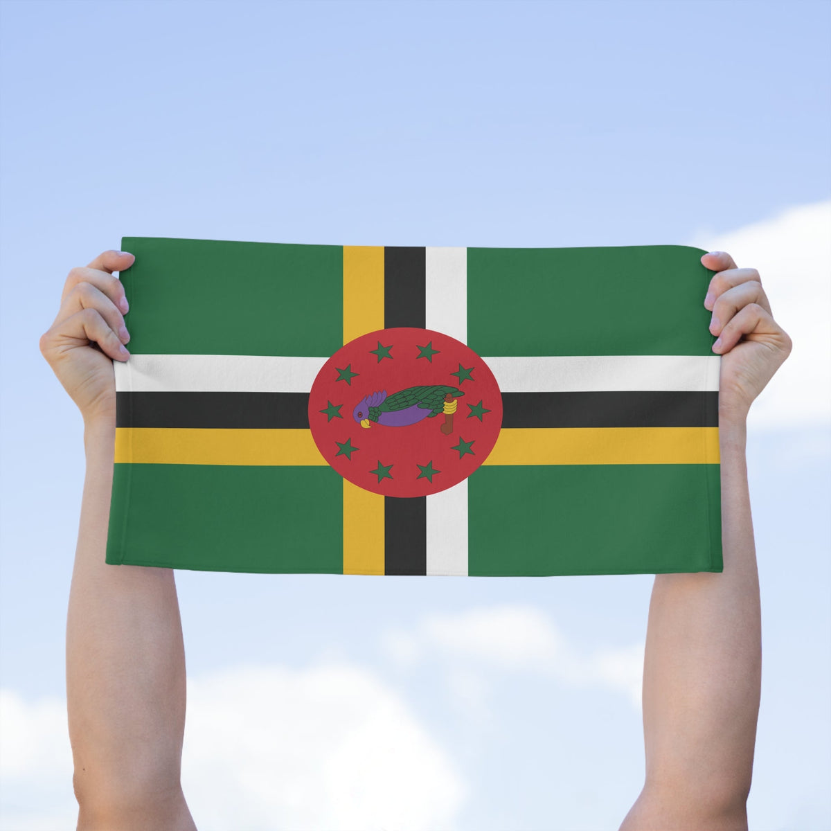 Dominica Flag Rally Towel