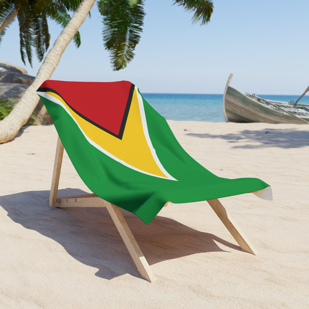 Guyana Flag Beach Towel